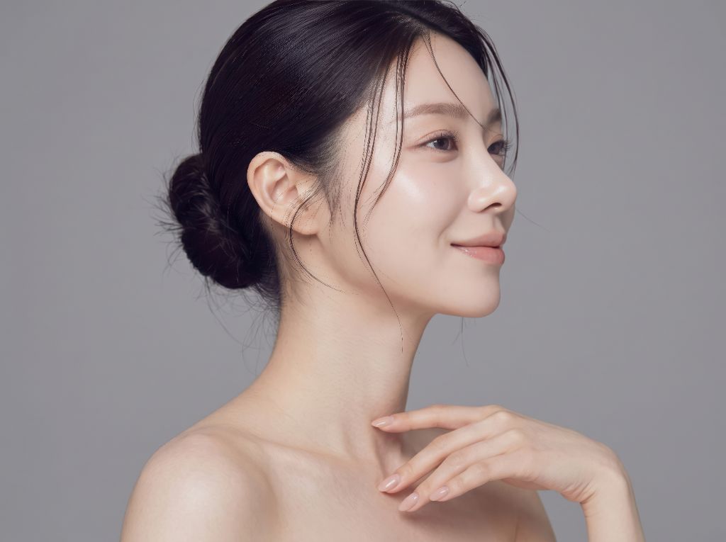 덴서티 알파 시술 후 자연스럽고 탄력 있는 리프팅 효과를 보여주는 여성 모델