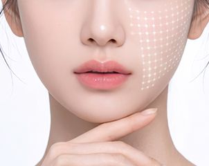 피부 상태를 진단하고 알맞은 RF 팁을 선택하는 과정